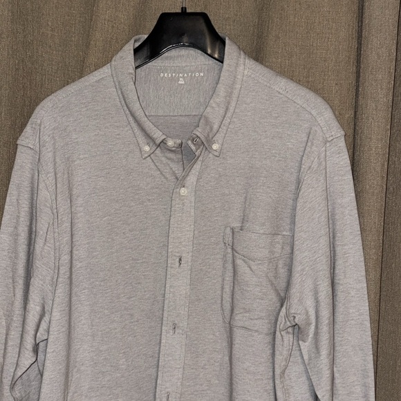 NWT J.CREW Destination Men Long Sleeve Collared Dress Button Down Shirt J6942 - Picture 3 of 16